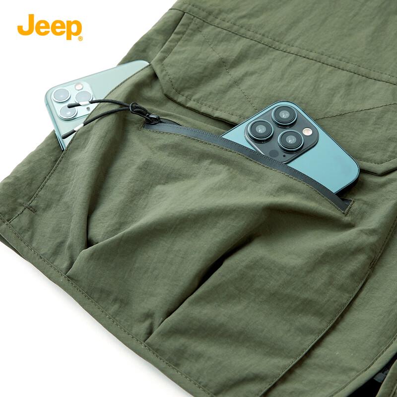 JEEP Men's Multi-Pocket Outdoor Fishing Vest