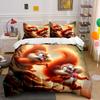 Playful Squirrel Trio Adventure Set Exquisite three-piece bedding set gift for kids and adults