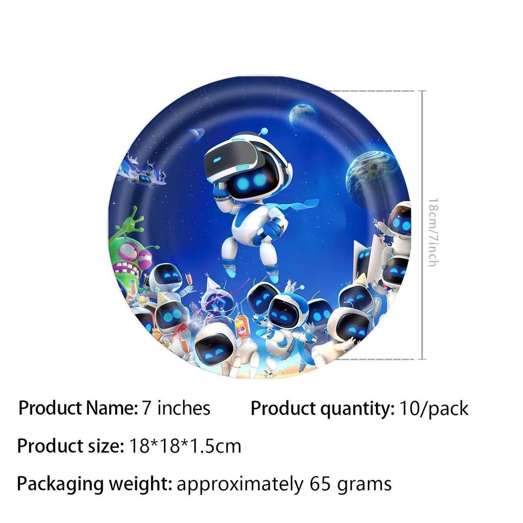 Astrobot Cartoon Space Robot-Themed Birthday Party Supplies: Banners and Party Decorations