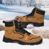 Winter New Men's Sports High-top Casual Velvet Snow Boots Men's Martin Boots Versatile Shoes