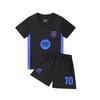 25--26 Bar S Black No. 10 Club Football Suit Children'S Suit Size 14-30 Size