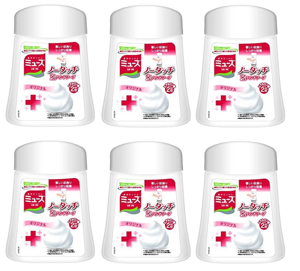 

Muse No Touch Foam Hand Soap Refill Original 250ml 250 Automatic Dispenser x 6 [Bulk Purchase] (Approx. Uses)
