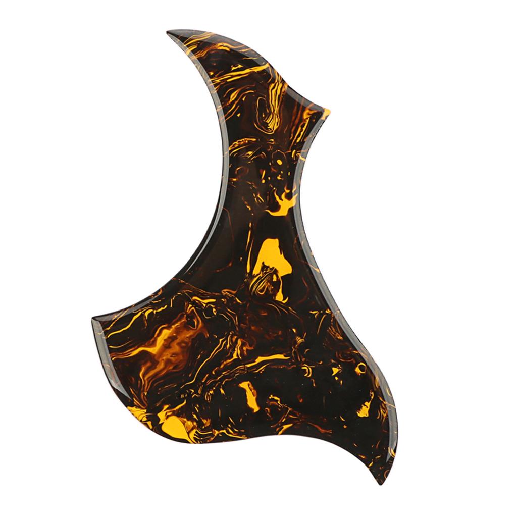 Professional Guitar Pickguard Guitar Protective Cover Guitar Protector Yellow Pattern Guitar Pickguard PVC Texture