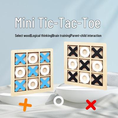 Children's Tic-Tac-Toe Puzzle: Logical Thinking & Concentration Training Toy for Two-Player Interactive Desktop Game