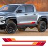 Car Body Side Sticker for Toyota Hilux Revo Vigo Rocco SR5 Colors Stripes Decor Decal Vinyl Cover Decoration Auto Accessories