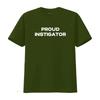 Proud Instigator T Shirt Funny Offensive Rude Humor Gag with Sarcastic Design vintage Washed designer clothes Breathable