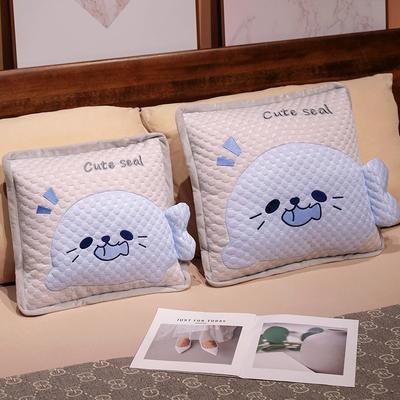 Bingdoudou Office Pillow Quilt Dual-purpose Pillow Folding Blanket Car Nap Pillow Two-in-one Sleep