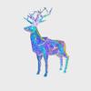Christmas Laser Magic Elk: Outdoor Luminous Deer Decoration for Malls and Bars