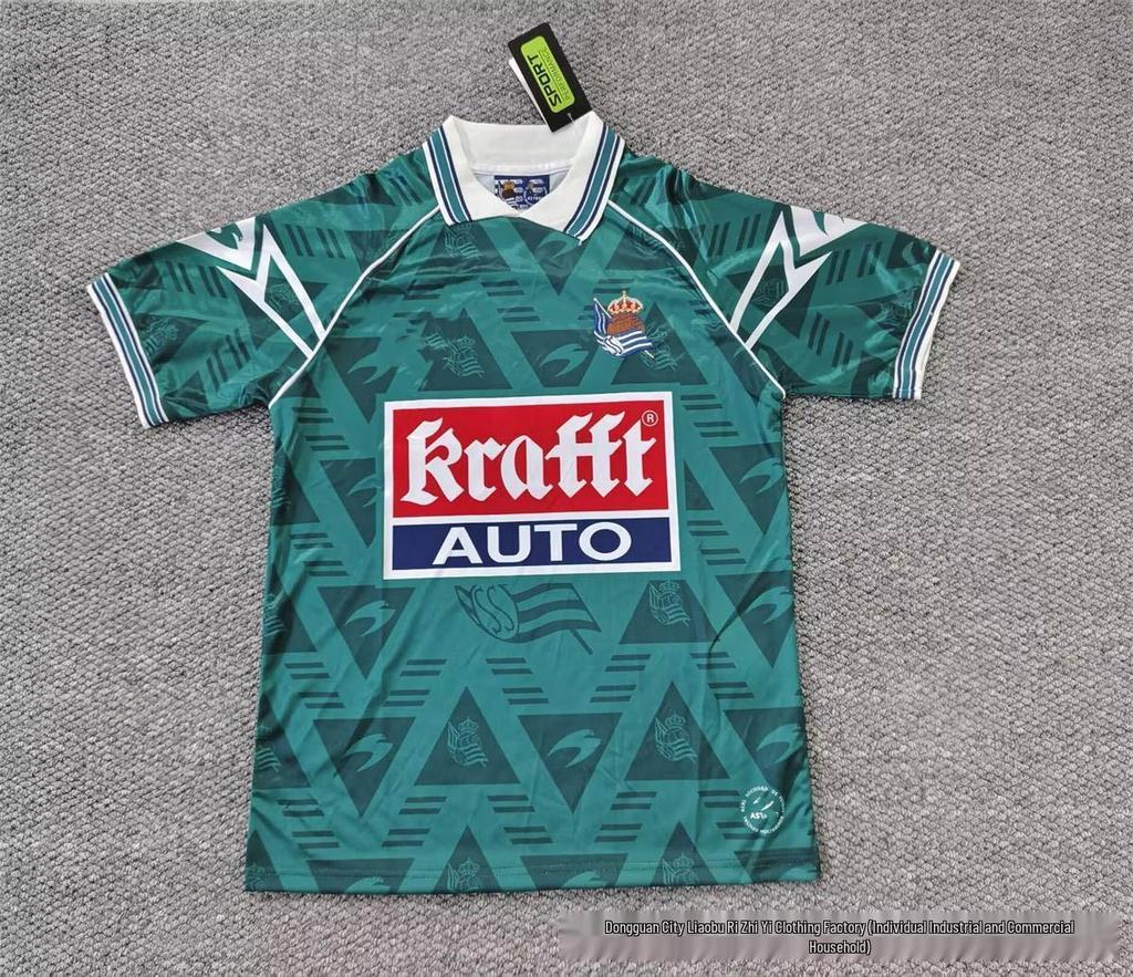 La Liga Retro Short Sleeve Jersey - Real Sociedad, Rayo Vallecano, Malaga, Oviedo Football Kit