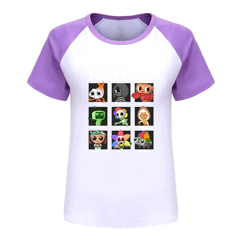 5405 Kids Dandy World Print Raglan Short Sleeves T-Shirt