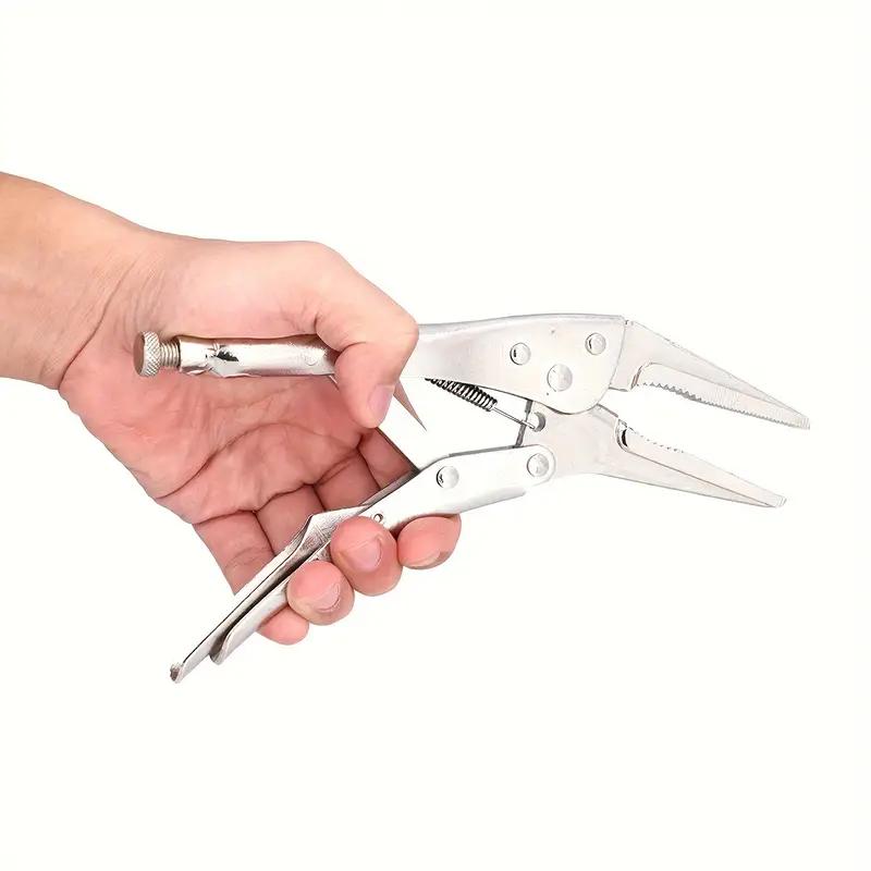 8.5 Inch Long Nose Jaw Locking Pliers Assorted Welding Pressure Plier Clamp Vise Grip Repair Mechanic Hand Tools
