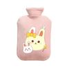 Cute Cartoon Plush Hot Water Bag: Explosion-Proof Hand & Foot Warmer for Dormitory Use