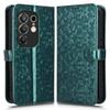 Wallet Case for Camon 19 - Leather/PU, Green, With Lanyard