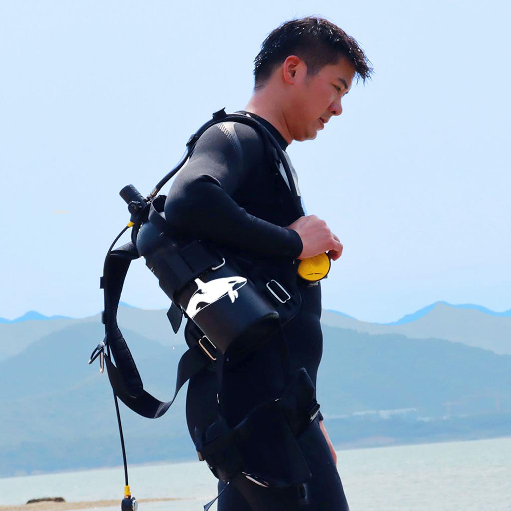 Dykutrustning Tankfäste Antihalkskydd Bärbar Dykning Snorkling Fridykning Dyk Gascylinderfäste