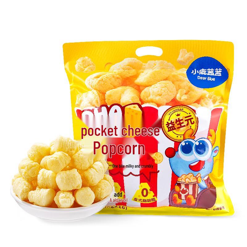 Little Deer Blue Blue 0-Sugar High-Calcium Cheese Puffs