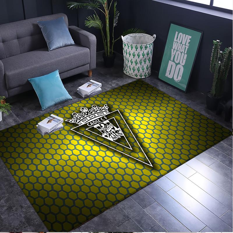 1PC rug Cadiz Cf Badge Design Carpet, Chair Rug,Area Rug for Office Bedroom living rooms bedroom, Doormat decor Christmas fan gifts