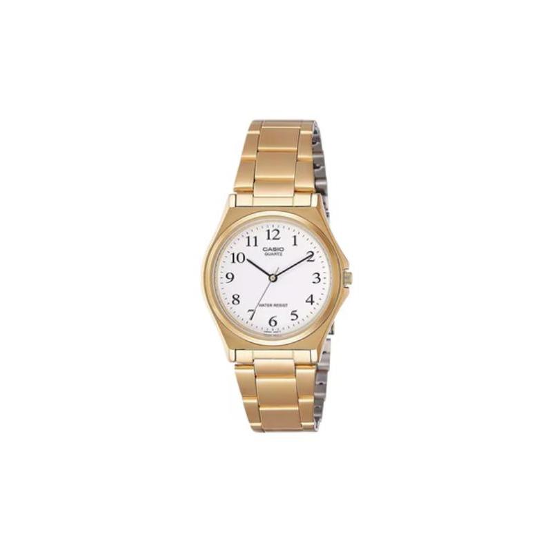 

Casio Fashion Trendy Steel Strap Waterproof Japanese and Korean Trendy Watch Women s Gold Quartz Movement Stainless Steel Strap Japanese MTP-1130N-7B золотой