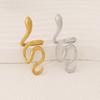 Exaggerated Snake Shape 18K Gold Plated Open Ring - Women's Jewelry