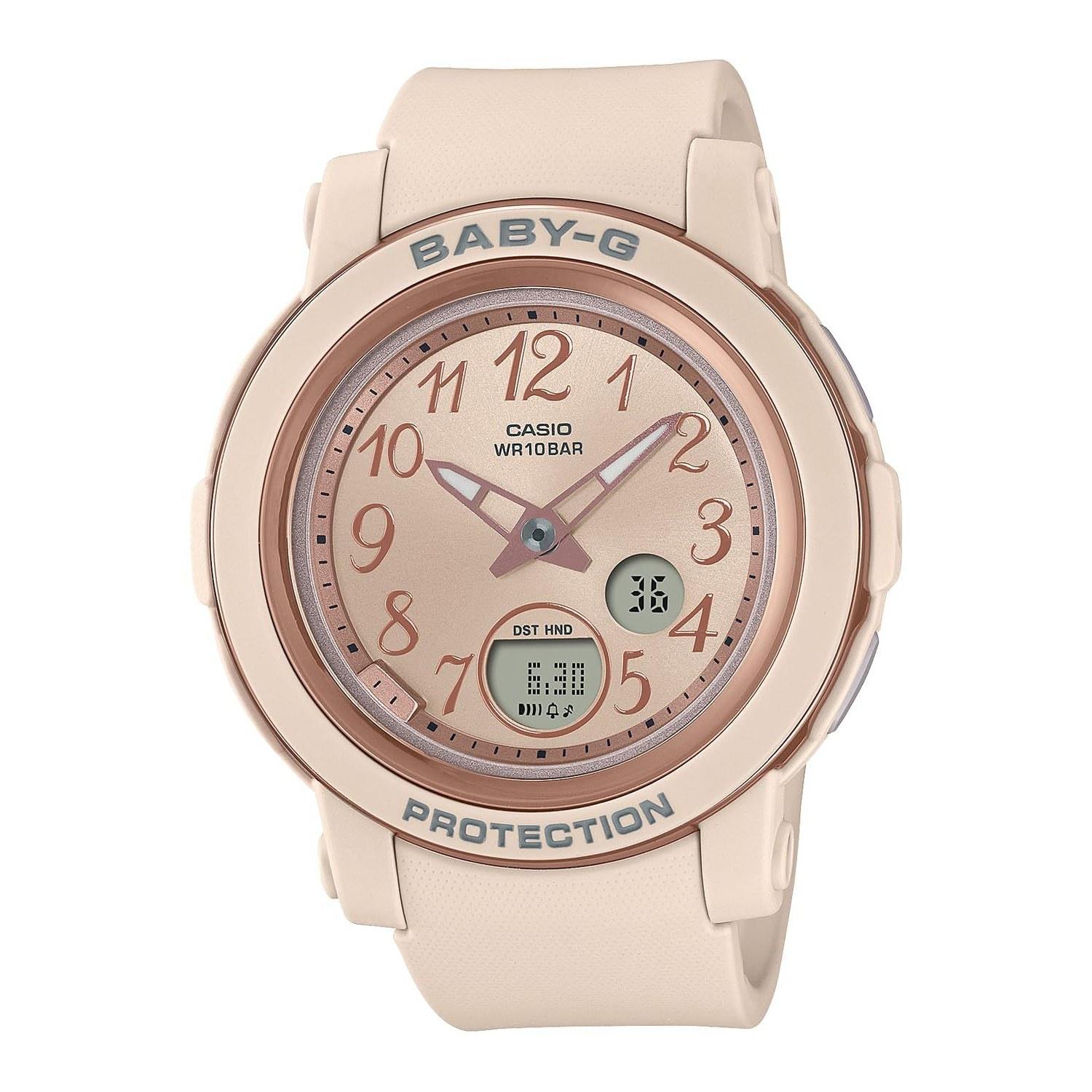 Casio Wristwatch Baby-G BGA-290SA-4AJF Ladies Pink Beige