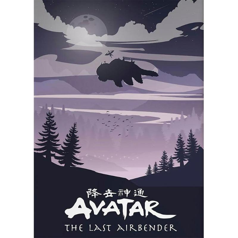 

Ретро аватар последний воздушный лорд холст картина японский мультфильм аниме минималистский настенный декор для гостиной украшение дома 21*30cm No Frame