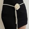 Fashion Y2K Retro Multilayer Pearl Waist Chain Belt For Women - Stylish Body Jewelry Accessories For Party & Casual Wear