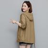 Women's coat, new women's temperament top Casual versatile short jacket trench coat