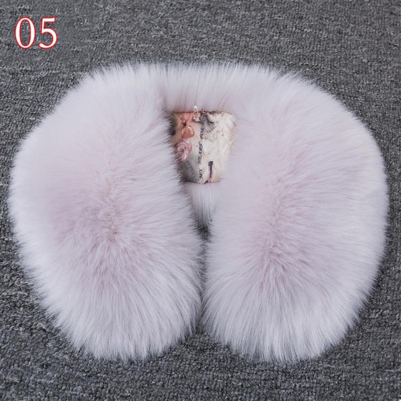 

Женские зимние теплые мягкие пушистые меховые воротники искусственный меховой шарф теплый шарф шаль искусственная кожа