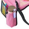 Kids Travel Tray for Car Seat Airplane Toddler Foldable Lap Tray with Water Bottle Holder Mesh Bag for Travel Activities Road Trip