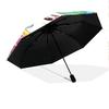 Magic Pony Friendship Shines Folding Umbrella 8 Paraphenoid Bones Suitable For All Seasons Umbrella Outdoor Printing