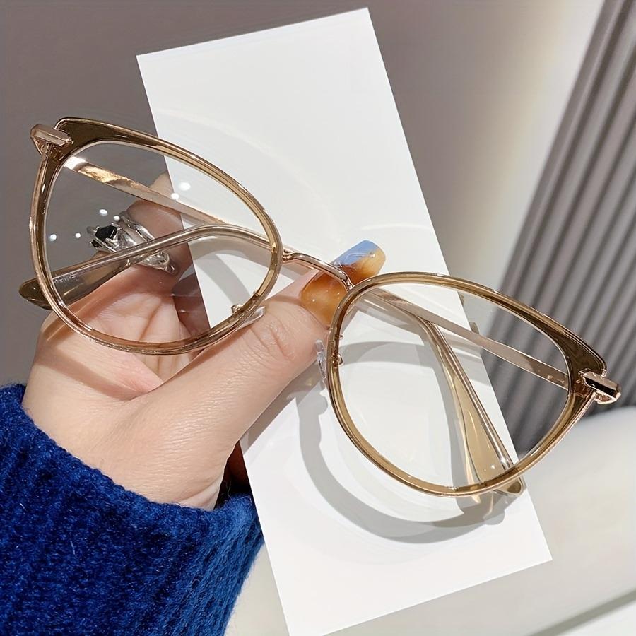 Cat-Eye Metal Frame Reading Glasses for Men & Women Office Eyewear Modern Eyewear Premium Eyewear Vision Aid