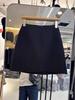 Korean Gray Wool A-line High-Waisted Midi Skirt - Elegant, Versatile, Anti-Exposure (Autumn/Winter 2025)