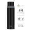Thermos Water Bottle Stainless Steel Bottle Cup Type 500ml Stone Black FFM-502 STB