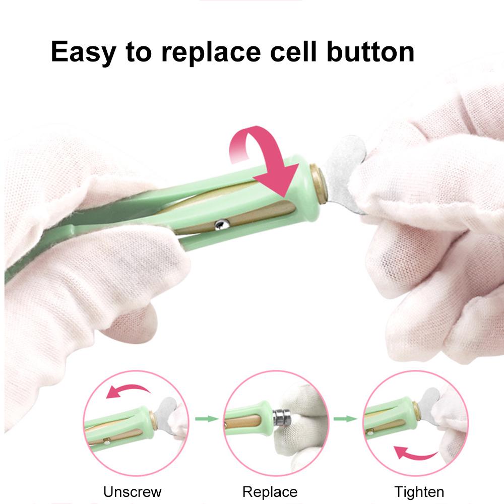 LED Light Ear Pick USB Rechargeable Ear Wax Removal Nose Clean Clip Baby Adults Ear Nose Clean Tweezers Remover Set