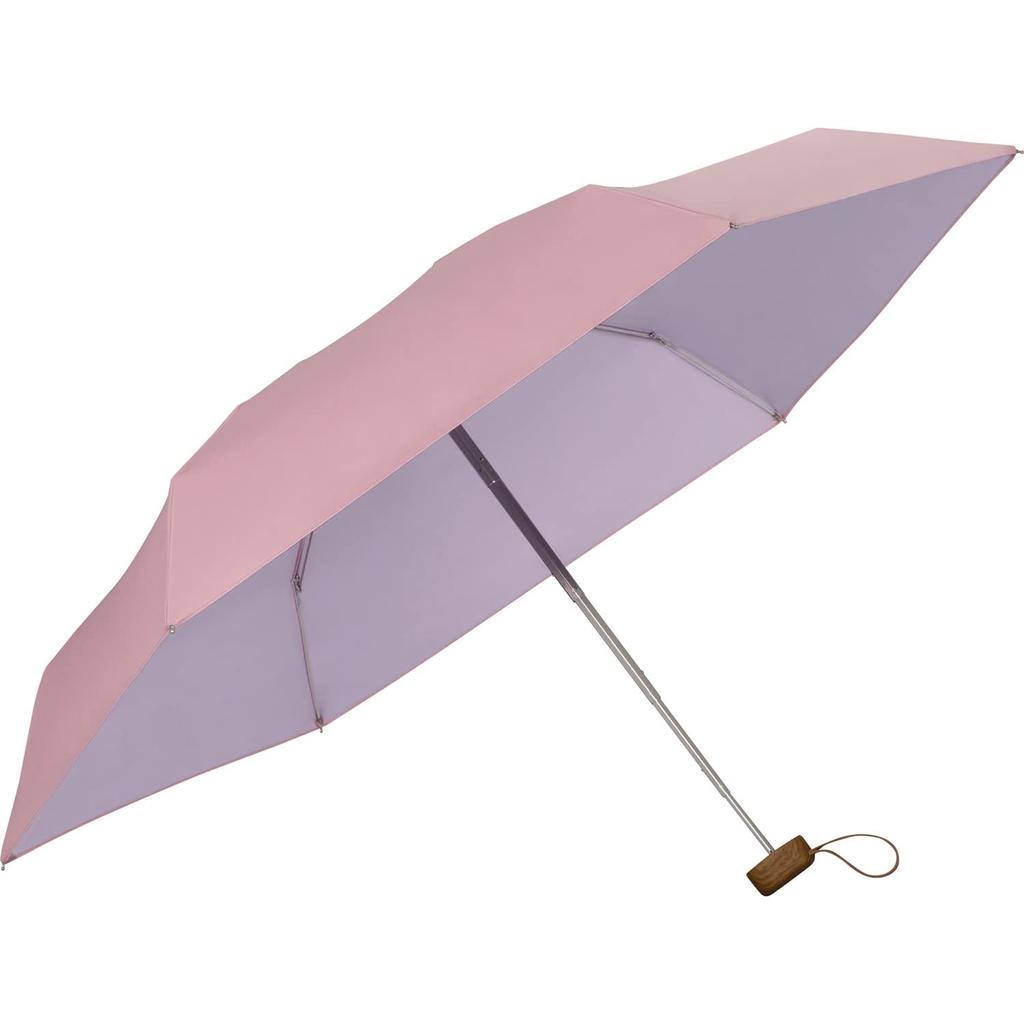 50cm Folding Sun Umbrella with Tiny Pink Light UV Compact and Square Easy to Store in a Small Perfect for or Anywhere Product Wpc. Women's Interior,