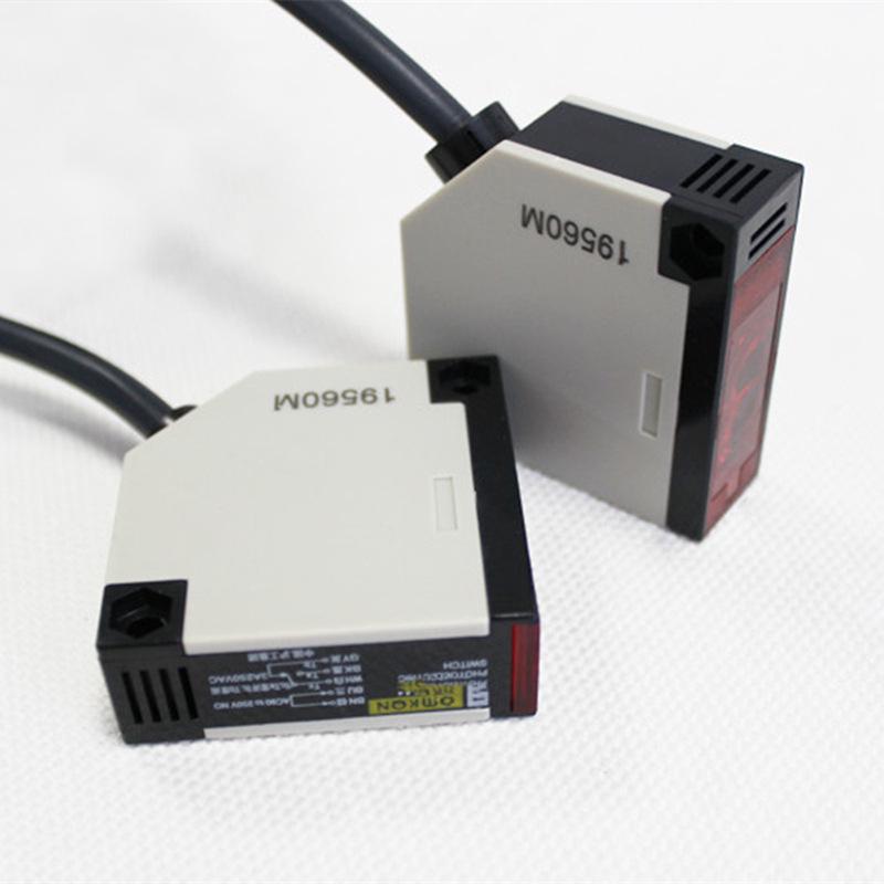 Huguang E3JK-5DM1/2 Infrared Sensor: AC/DC 122-436V, Through-Beam Photoelectric Switch