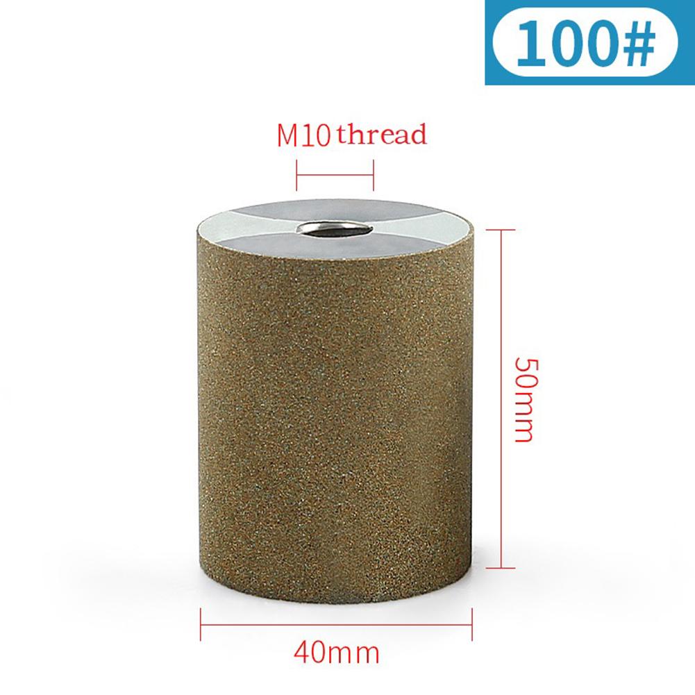 M10 Thread Emery Cylindrical Grinding Wheel for 100 Type Angle Grinder To Improve Edge Finishing and Reduce Tile Cracking Risk