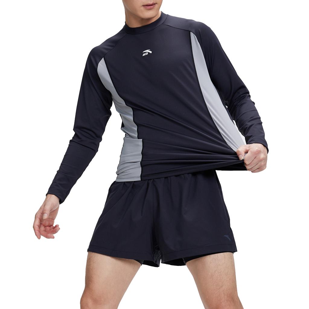 Anta Quick-Dry Anti-Embarrassment Professional Swimming Pool Swimwear Set Men swimwear 9824232415-11