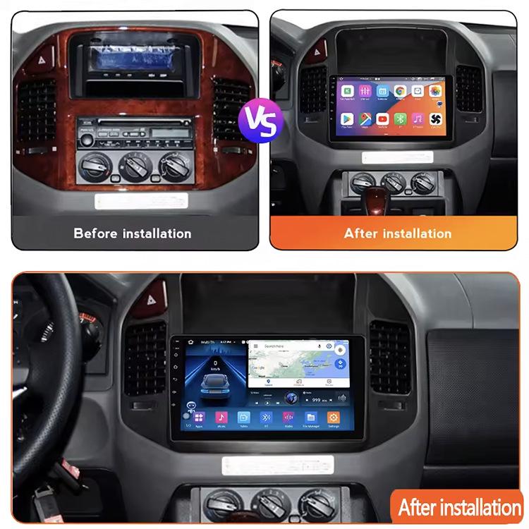 Mitsubishi Pajero V73 Android GPS Navigator with HD Display and Reverse Camera