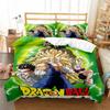 Japanese Anime Dragon Ball Bedding Set Goku Duvet Cover Comforter Bedclothes Single Twin Full Queen Size 3D Kids Adult Boys Gift