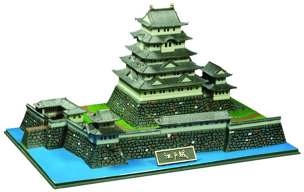 Doyusha Japanese Castle JOYJOY Collection Edo Castle Plastic Model Molded In Color 1/700 JJ-4