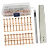 Leather Rivet Kit Leather Crafting Tool Riveting Repairing Decorating Rivet Copper Rivets for DIY Leathercraft