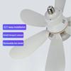30W/40W E27 Modern LED Lighting Smart Ceiling Fan Light with Remote Control 3-Gear Household 2-in-1 Adjustable Fan Lamp