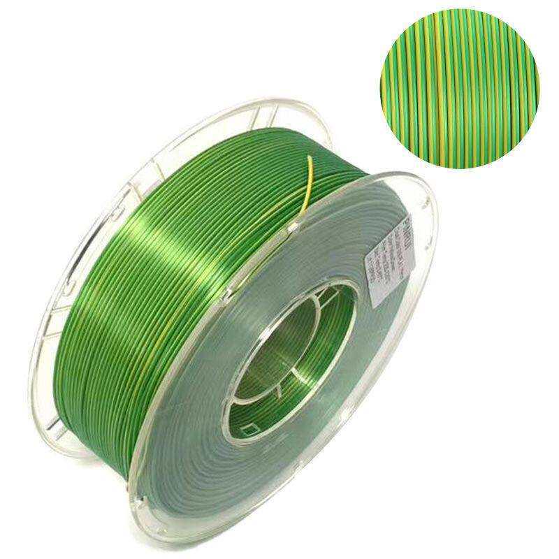 PLA Silk Dual-Color Tri-Color 1.75mm Filament for FDM 3D Printers