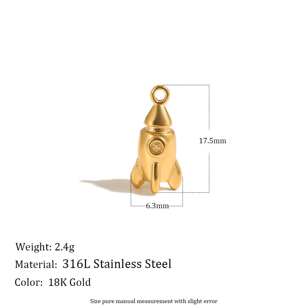 MamacitaSlay 316L Stainless Steel Vintage Geometric Charms 18K Gold Plated Waterproof Pendant Jewelry For Necklace Bracelet DIY