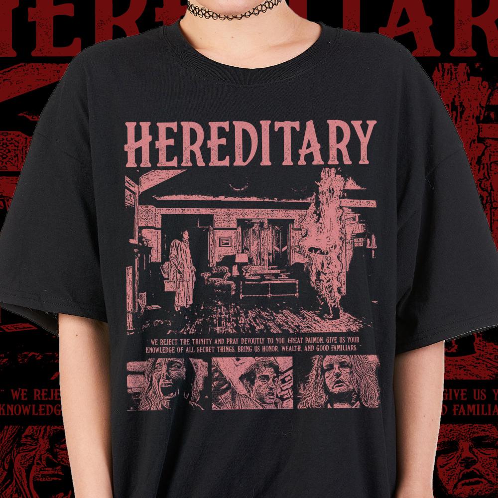 Hereditary Horror Tshirt Ari Aster Horror Film Streetwear Top Film Tee Streetwear Top Graphic Short Sleeve Unisex Unisex Women S
