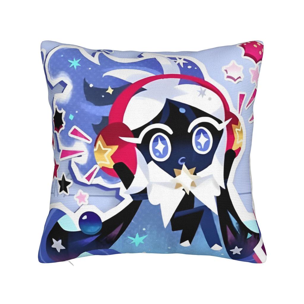 Milky Way Cookie Pillowcase Polyester Cushion Cover Decorations Cookie Run Kingdom Throw Pillow Case Cover Home Square 18'