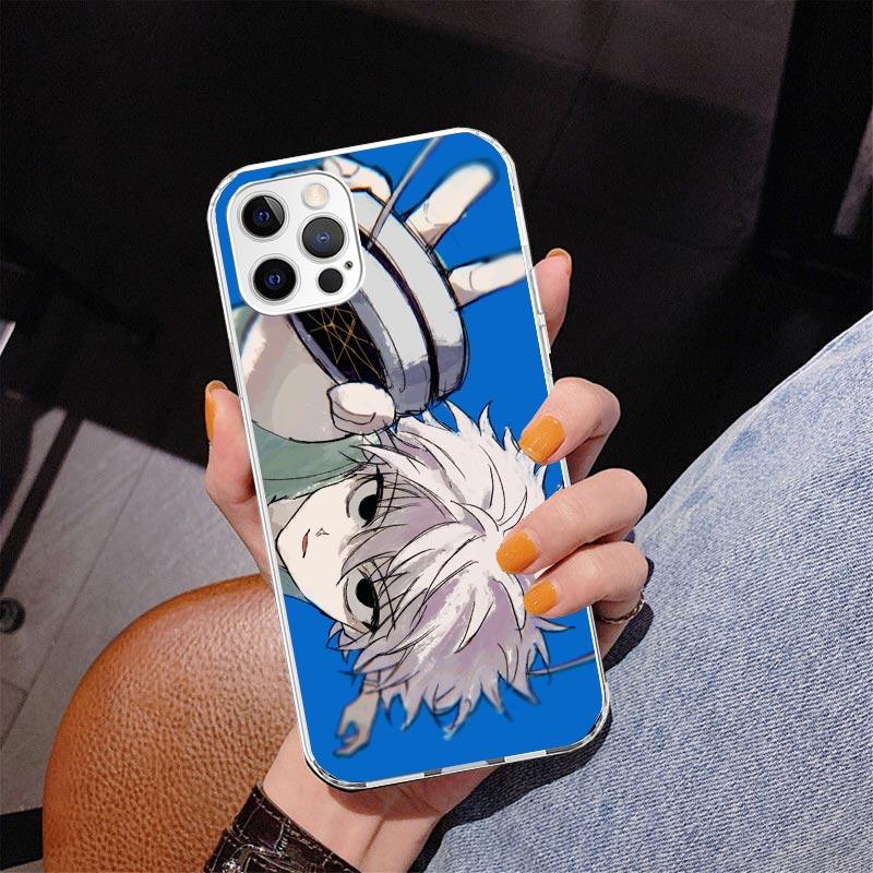 

Killua Hunter X Phone Case For iPhone 17 Air 16 Pro Max 16E 15 + 14 Plus 11 12 13 Mini 7 8 SE Gift Print Cover Fundas 16 Pro Max iPhone 15 Pro