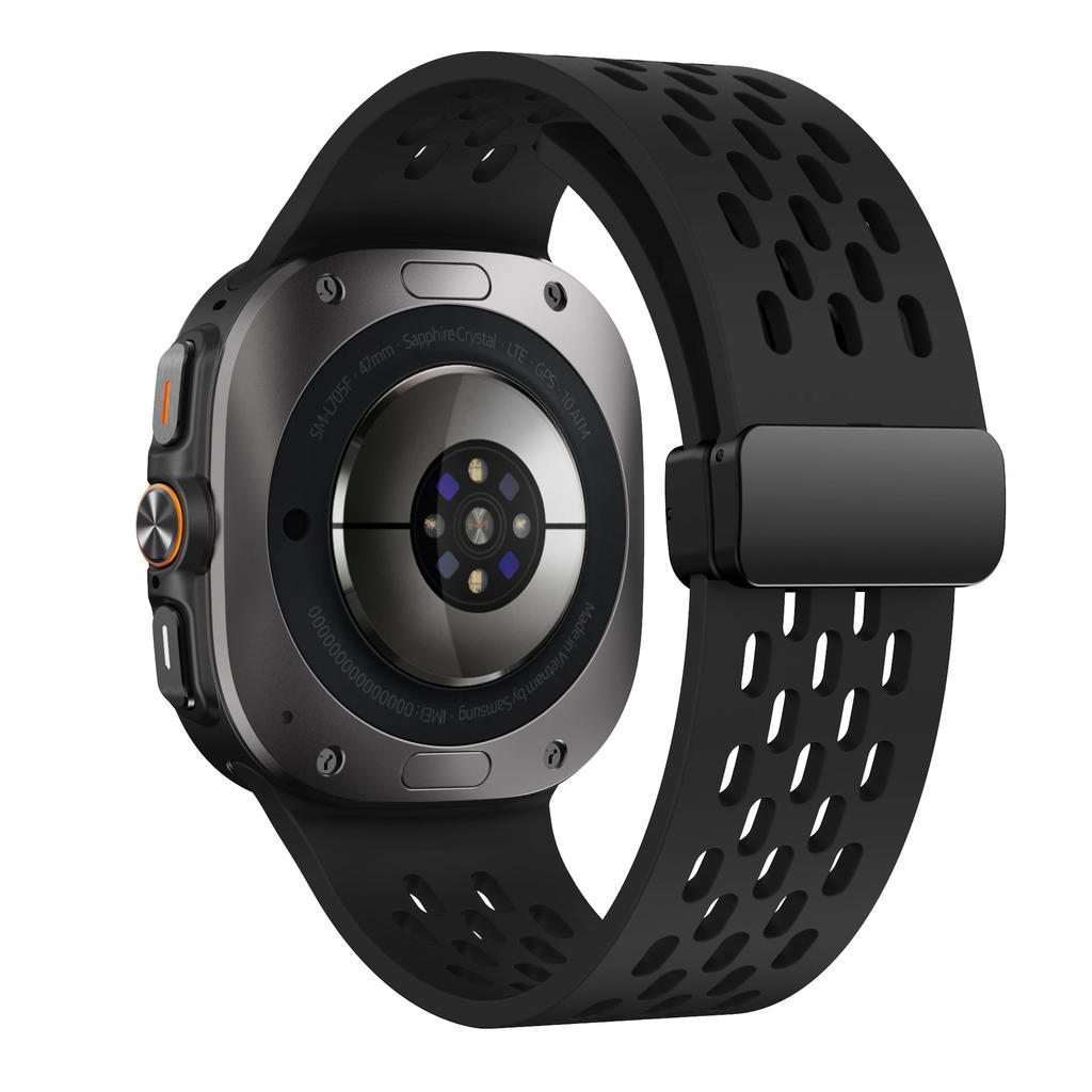 Sport Strap for Samsung Galaxy Watch Ultra 47mm accessories Metal Magnetic Breathable Bracelet correa Galaxy watch 7 ultra bands