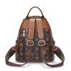 Chic Vintage Printed Ladies' Backpack  Delicate Bag  Soft Texture  Versatile Shopping  Fashion