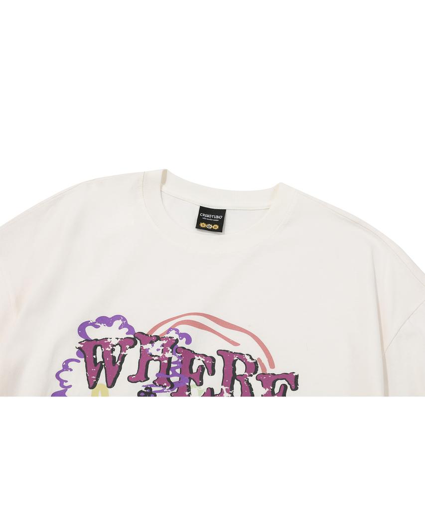 CPGN STUDIO Everywhere Teddy Short-Sleeve T-Shirt Cream